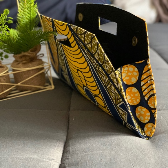Custom African print clutch purse - Picture 4 of 6